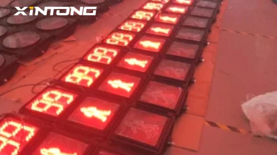 100V/280V Road Xintong por caixa piscando luz de sinalização de trânsito